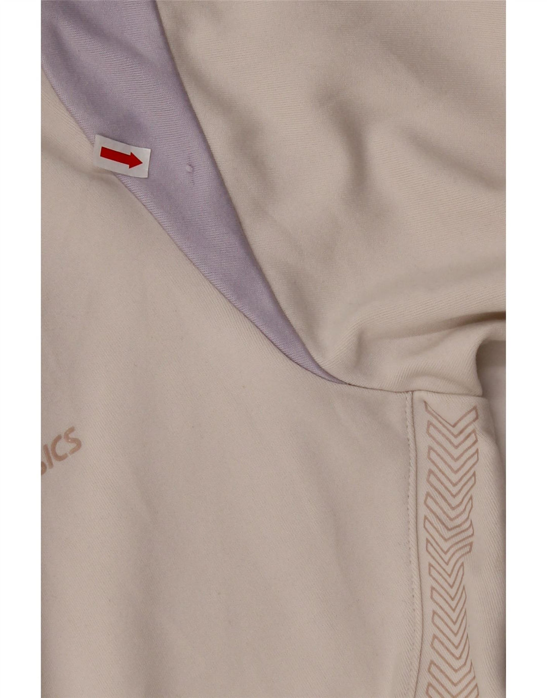 ASICS træningsdragt topjakke til kvinder UK 14 Medium White Colourblock