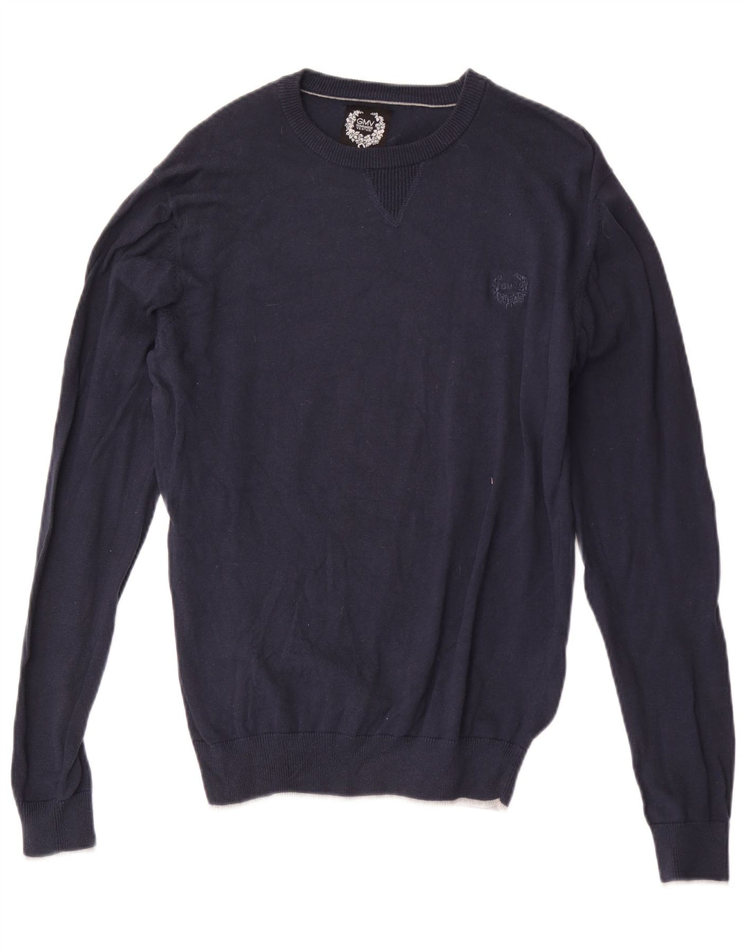 Gianmarco Venturi Herre Crew Neck Jumper Sweater Medium Navy Blue