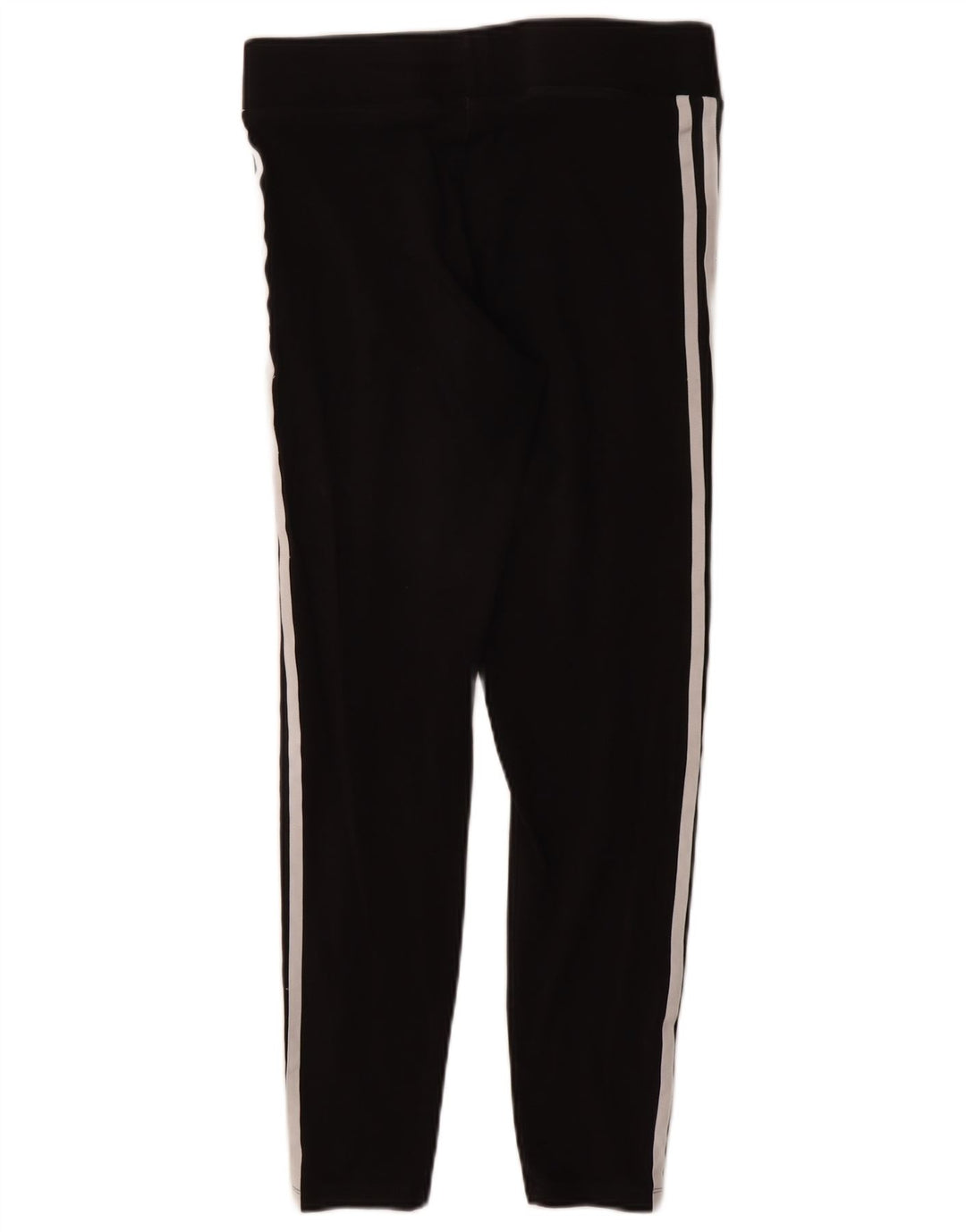 ADIDAS Dame Leggings UK 12 Medium Sort Bomuld
