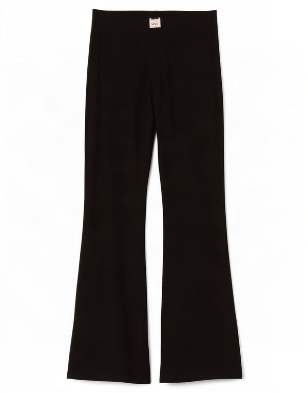 Marks & Spencer Girls Flare Leggings 13-14 år W26 L27 sort bomuld