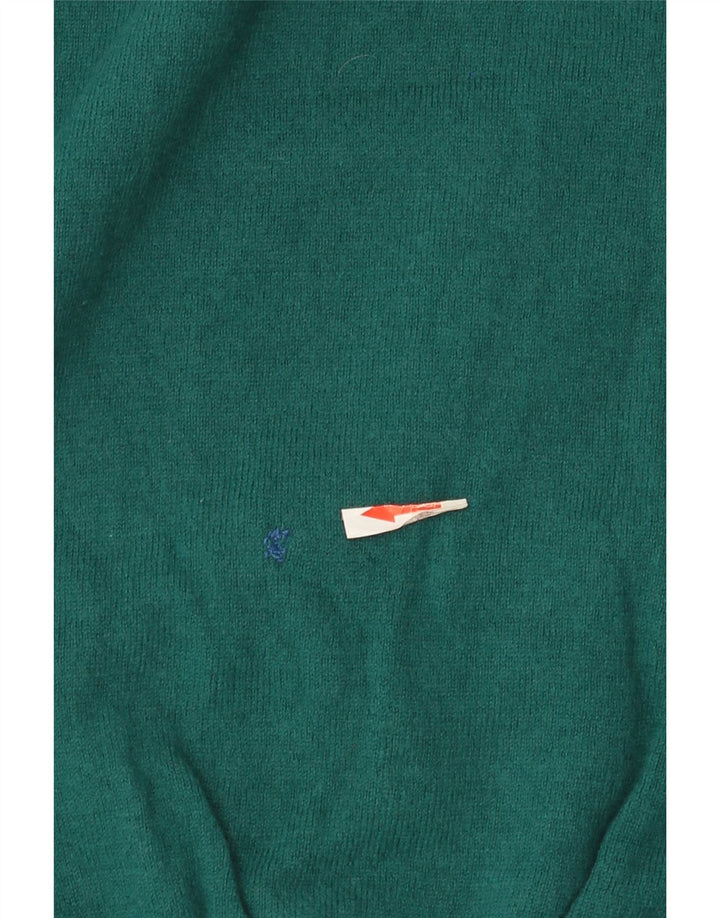 Brooksfield Herre V-hals sweater IT 54 XL Grøn Uld