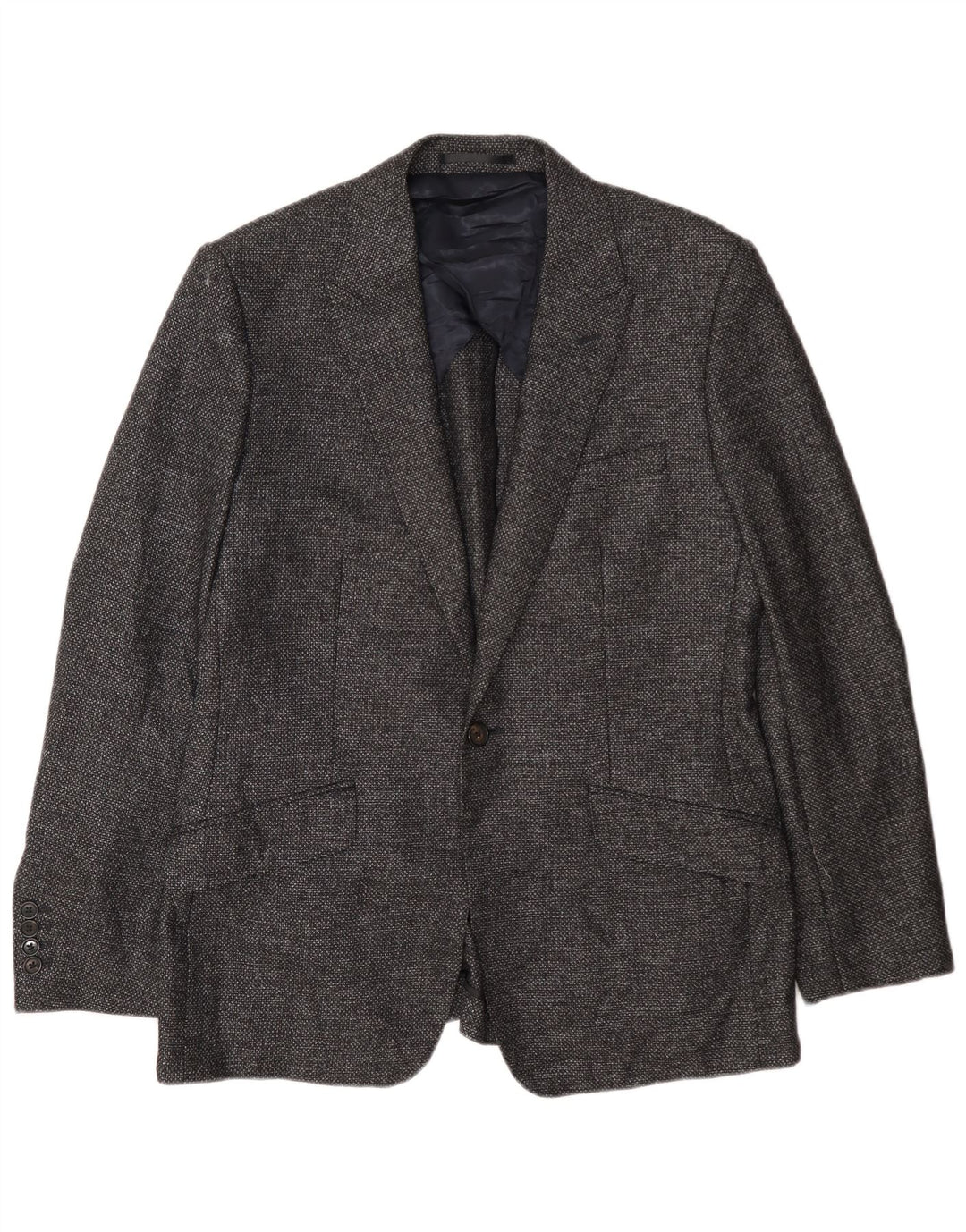 Reiss Herre 1 Knap Blazer Jacket UK 36 Small Navy Blue