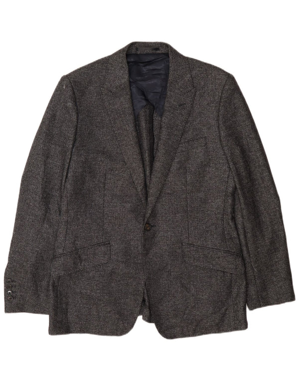 Reiss Herre 1 Knap Blazer Jacket UK 36 Small Navy Blue