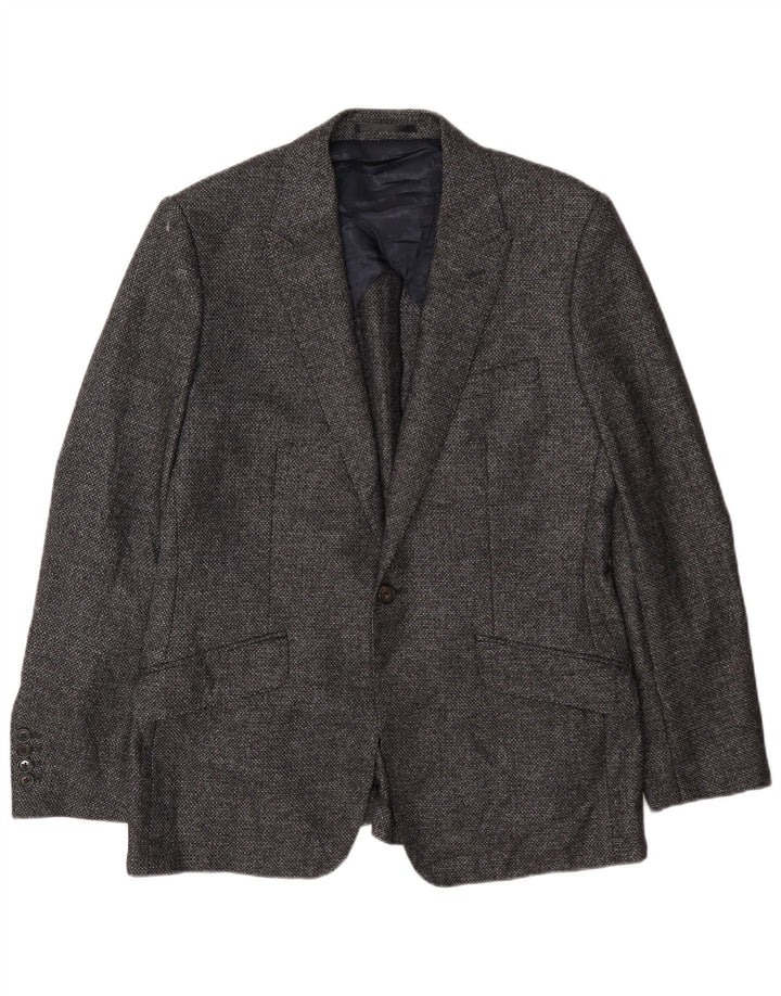 Reiss Herre 1 Knap Blazer Jacket UK 36 Small Navy Blue