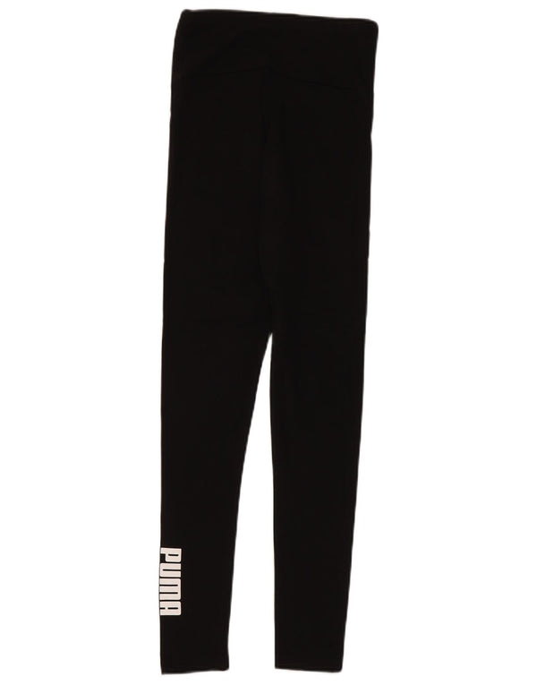 Puma Grafiske Leggings til kvinder UK 6 XS Sort bomuld