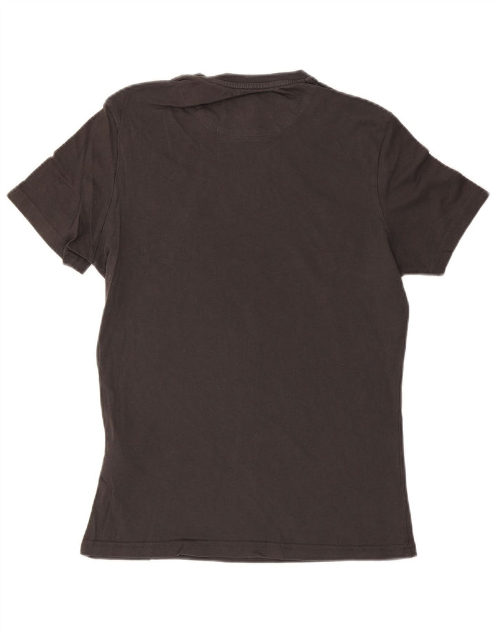LYLE & SCOTT Mens Loose Fit T-Shirt Top Small Grey Cotton