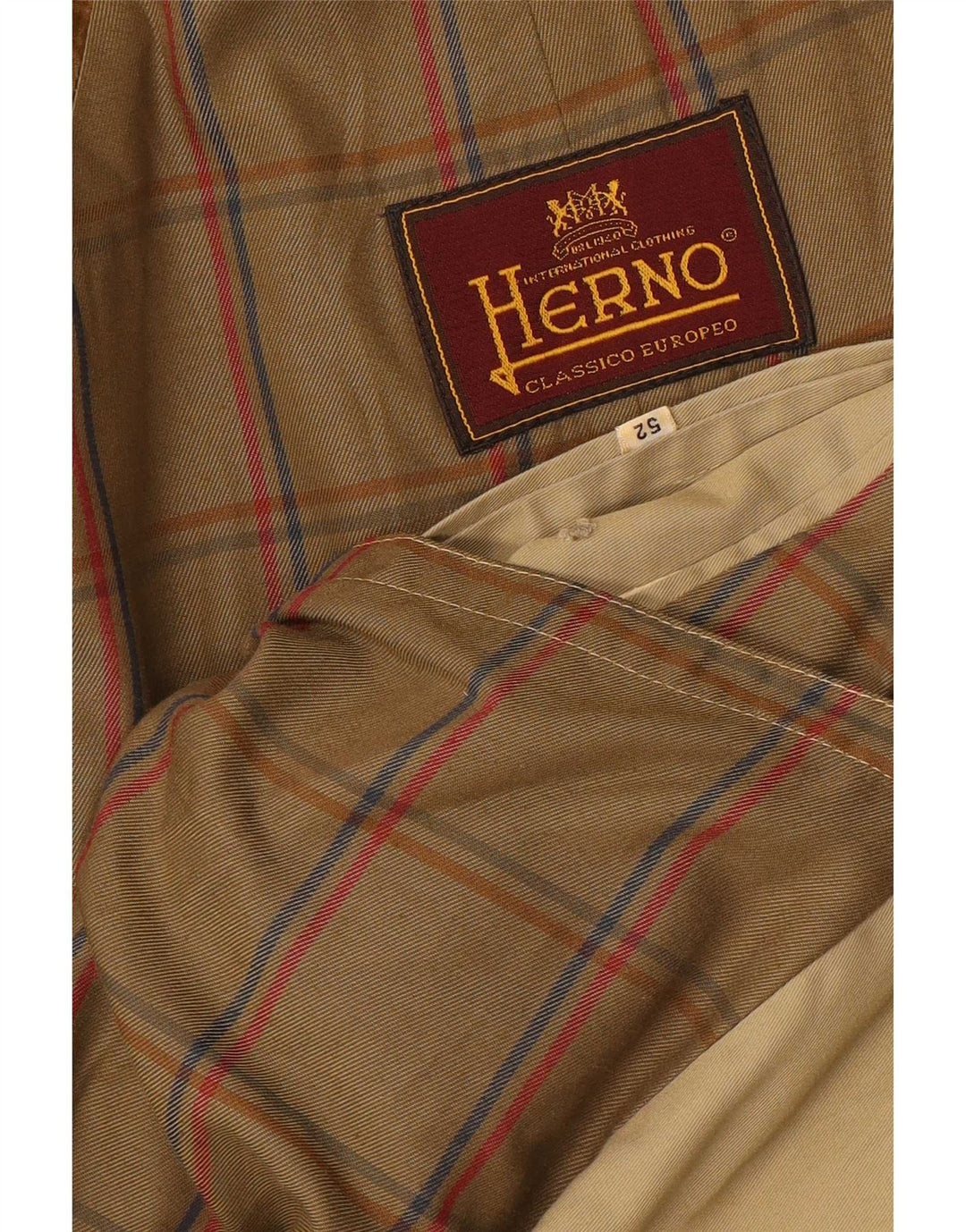 Herno Trench Coat til mænd IT 52 XL Beige