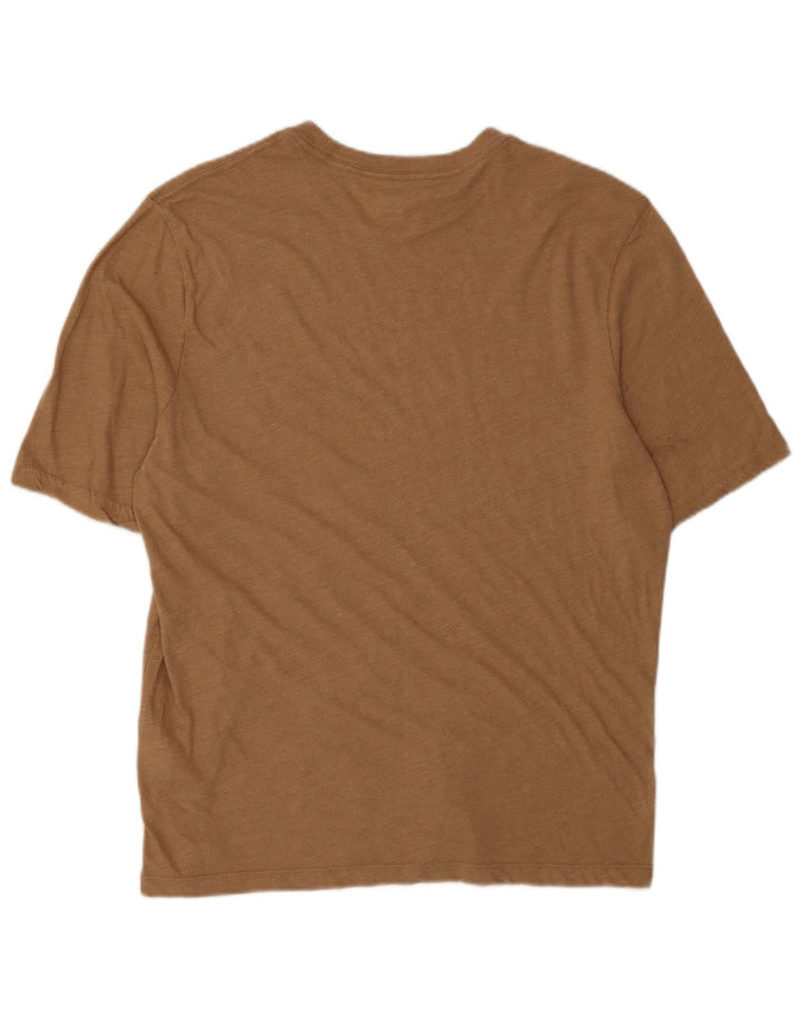 J. Crew Herre T-shirt Top Medium Beige Flecked Bomuld