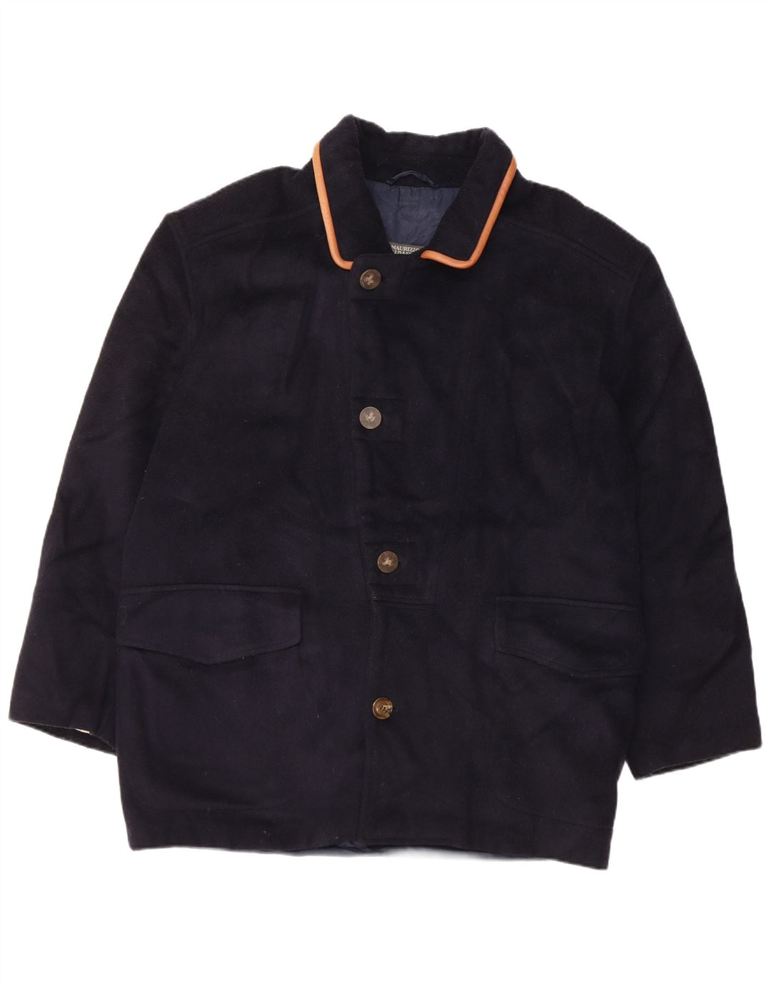 Maurizio Baldassari Overfrakke til mænd UK 40 Large Navy Blue