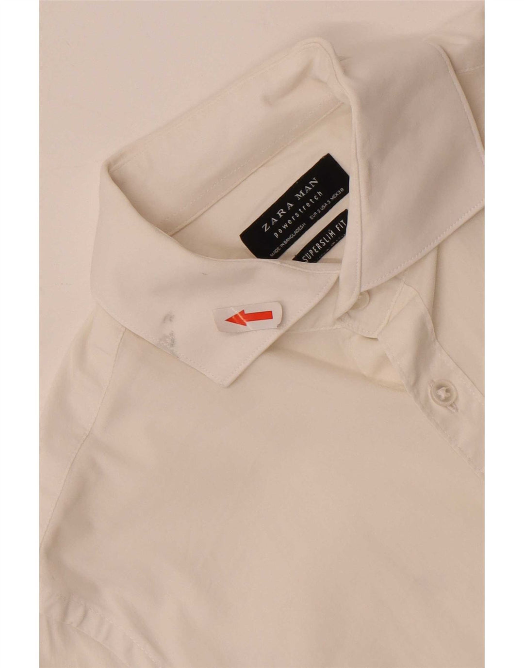 Zara Herre Super Slim Fit skjorte lille hvid