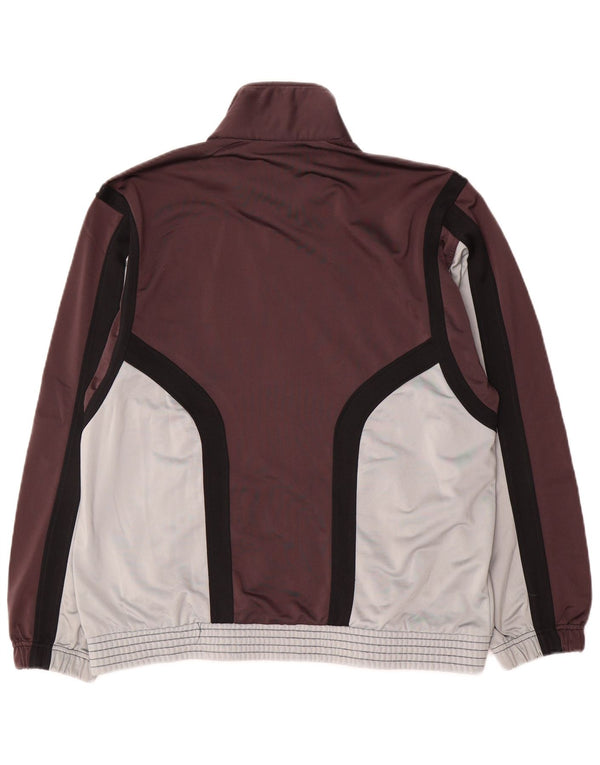 Sergio Tacchini Herre træningsdragt Top jakke IT 46 Small Brown Colourblock