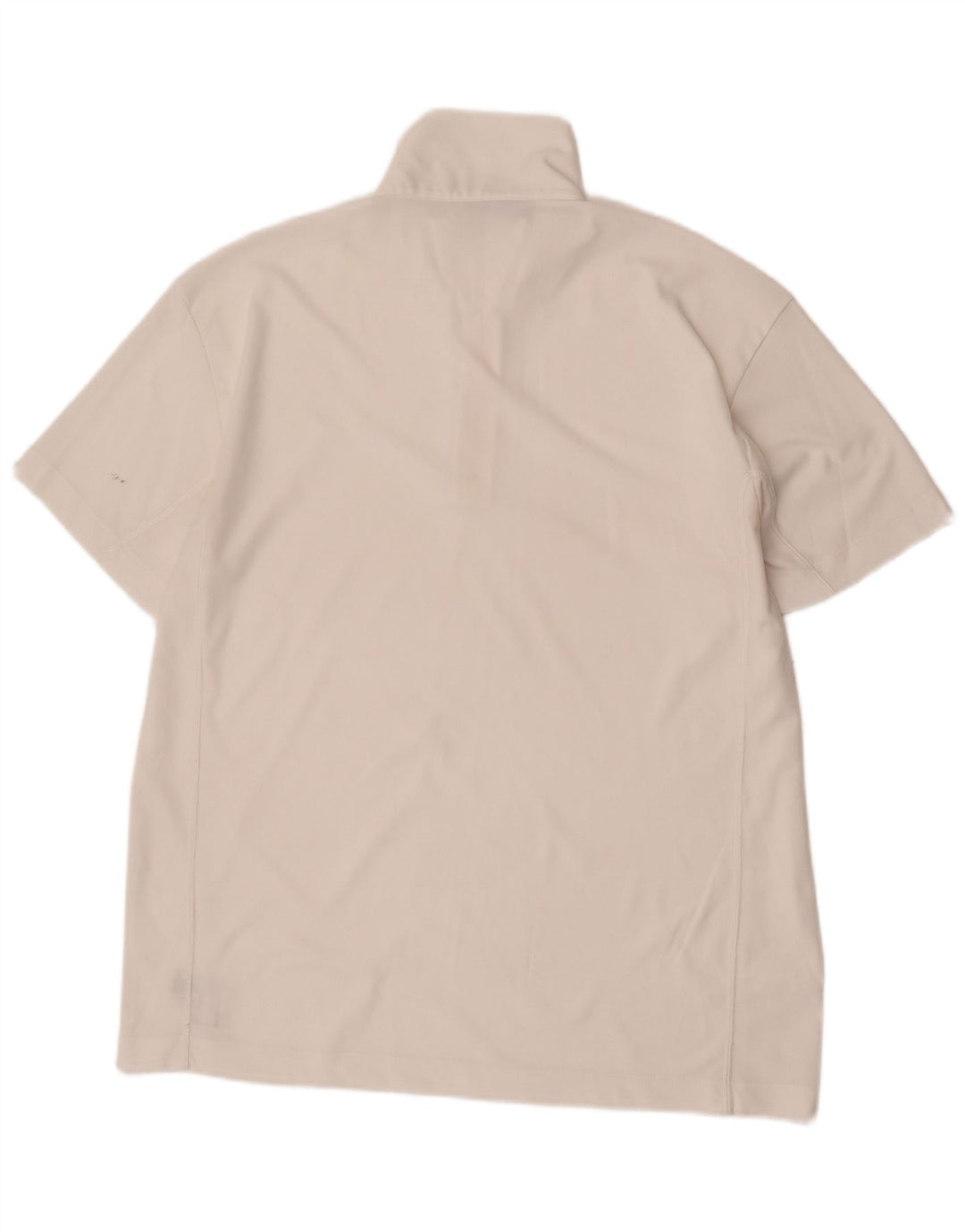 Killer Loop Herre Zip Neck T-Shirt Top XL Hvid Polyester