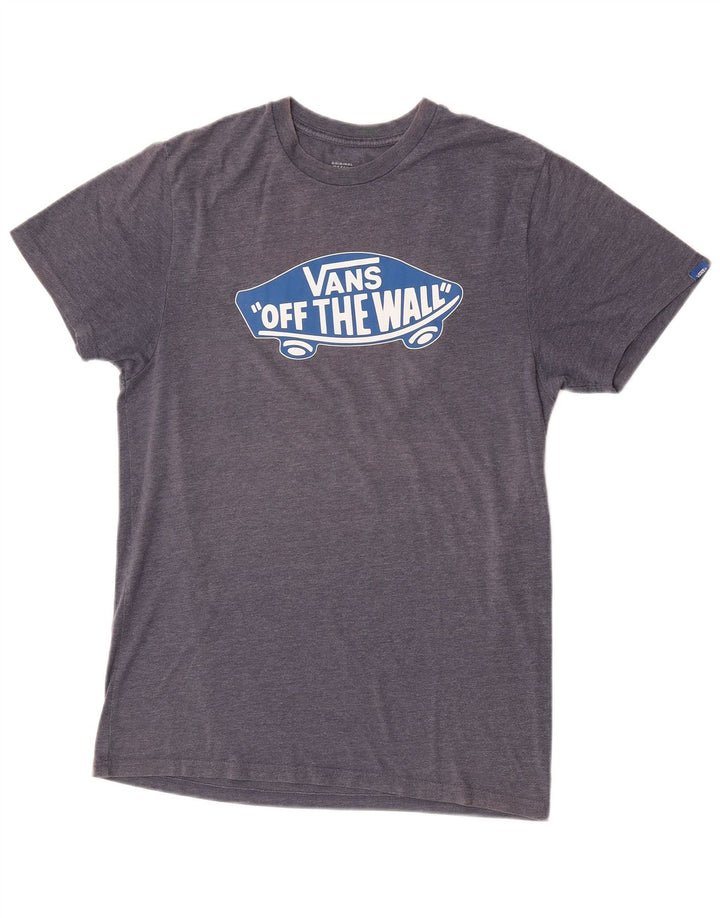 Vans Herre grafisk T-shirt Top mellemgrå bomuld