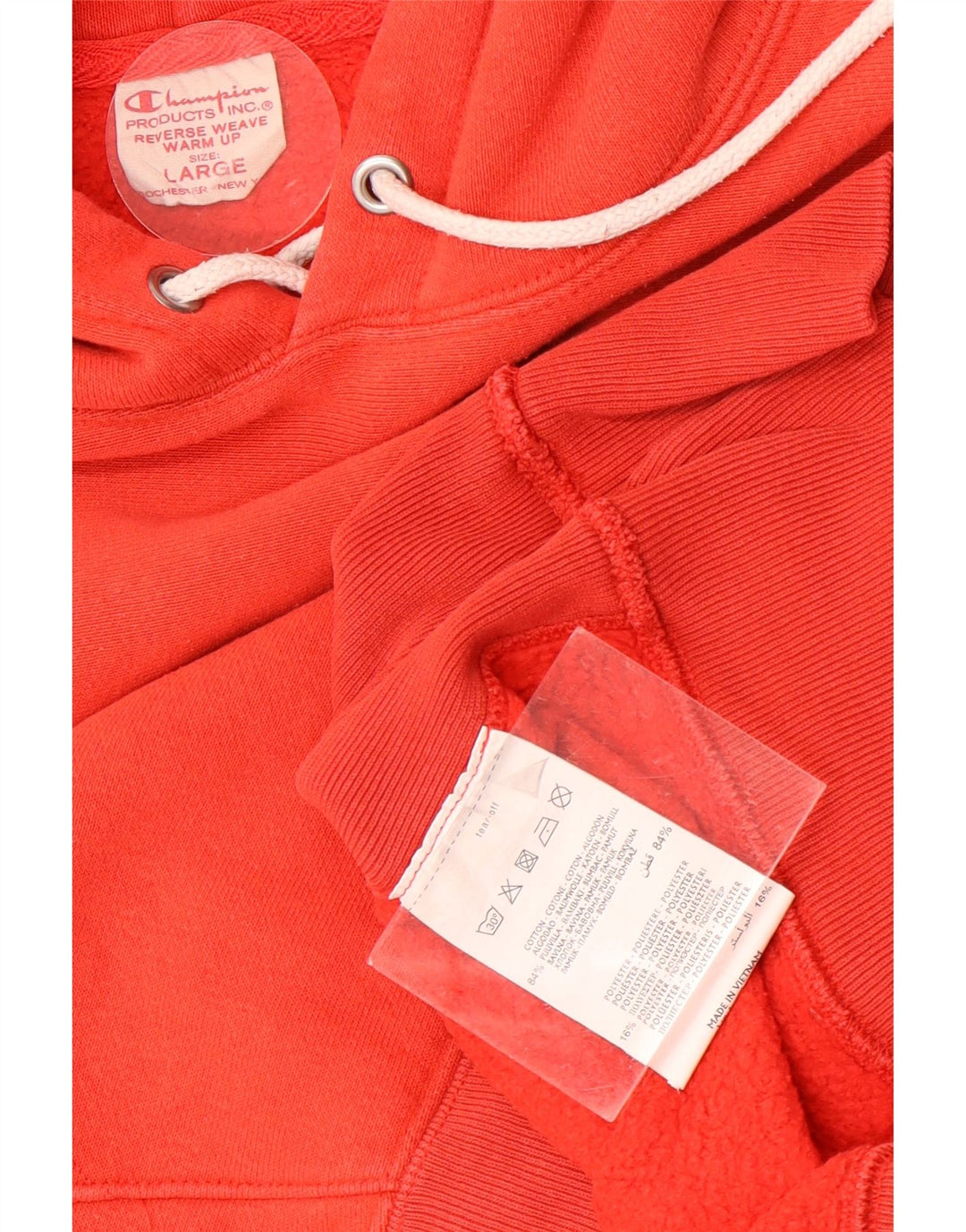 Champion Herre hættetrøje Jumper Large Orange Bomuld