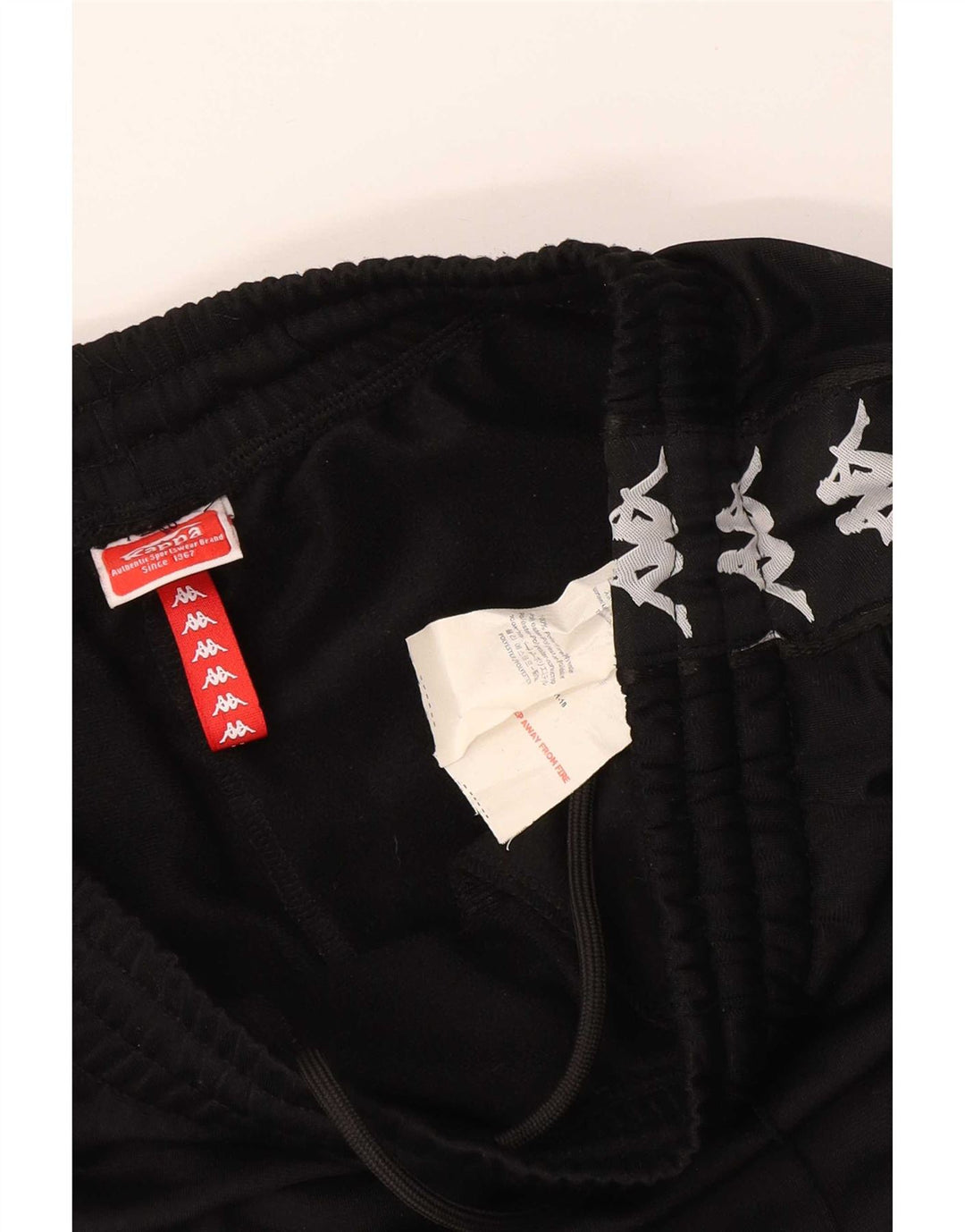 Kappa Grafisk træningsdragtbukser til kvinder Joggers UK 14 Medium Black