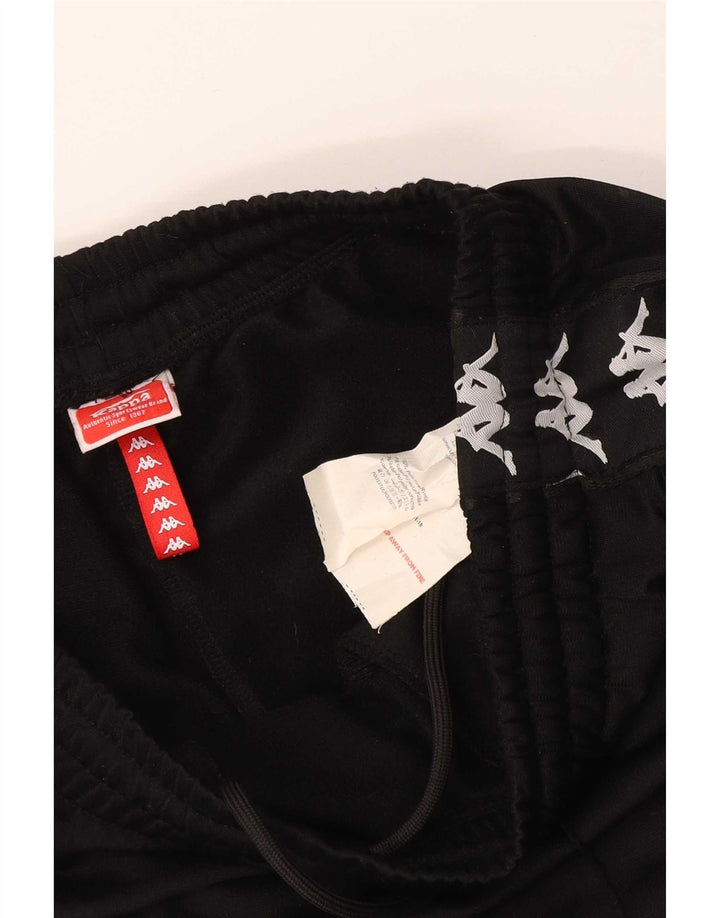 Kappa Grafisk træningsdragtbukser til kvinder Joggers UK 14 Medium Black