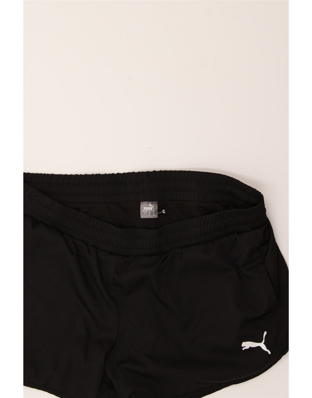 PUMA Womens Sport Shorts UK 16 Large  Black Polyester Vintage Puma and Second-Hand Puma from Messina Hembry 
