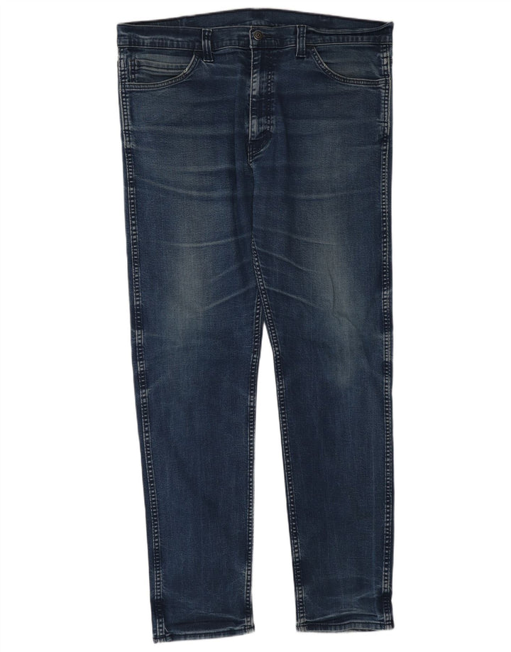 Levi's Herre 508 tilspidsede jeans W38 L34 Blå