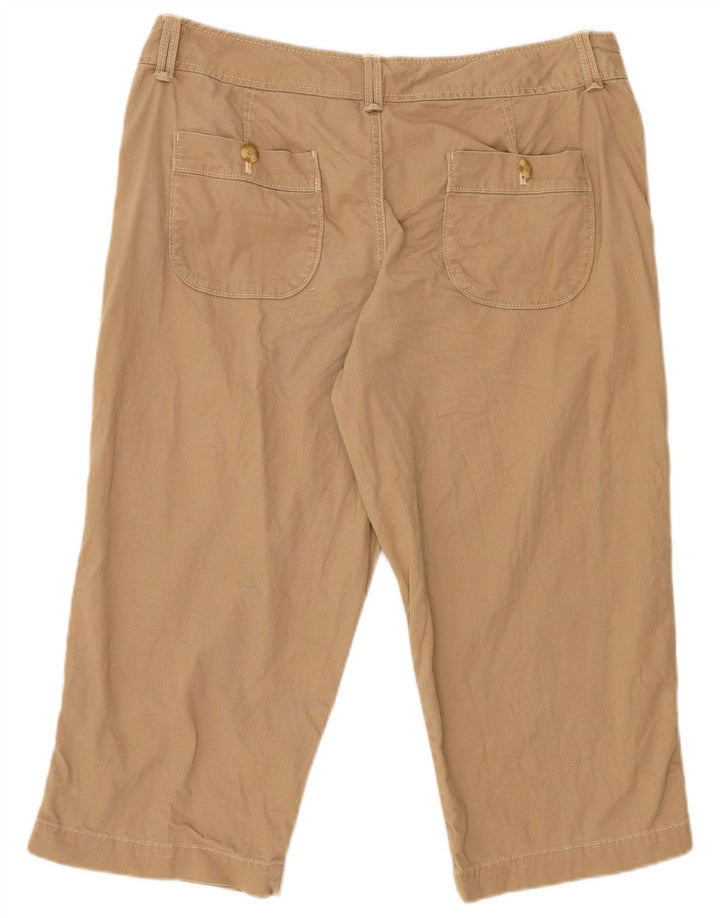 EDDIE BAUER Bermuda Shorts til mænd US 12 Large W34 Beige Bomuld