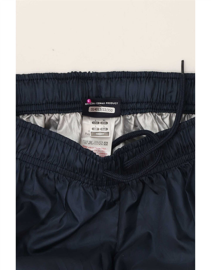 Umbro Herre Grafisk Træningsdragt Bukser Large Navy Blue Polyester