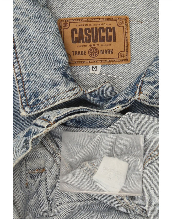 Cassuci Herre denimjakke UK 38 Medium Blue Cotton