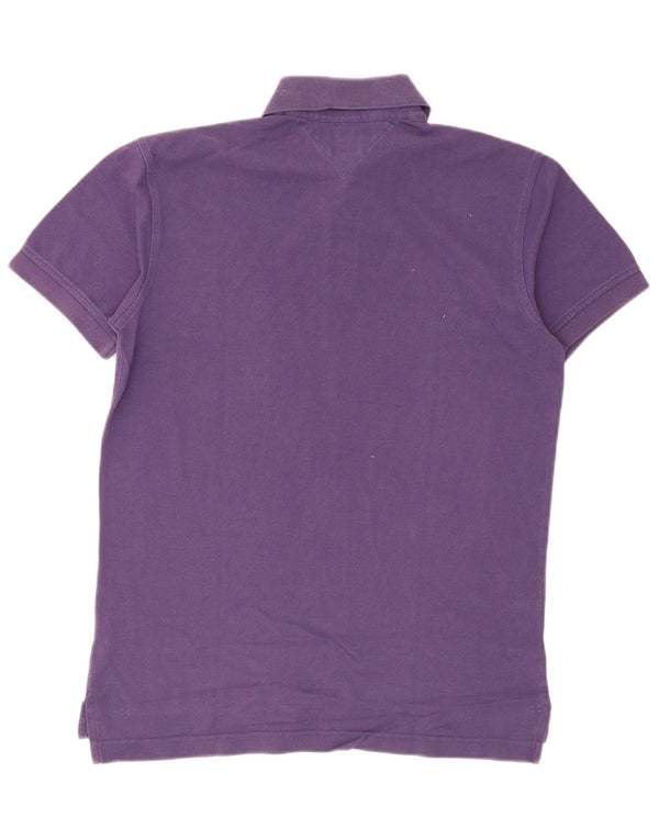 Tommy Hilfiger Herre poloshirt Medium Lilla Bomuld