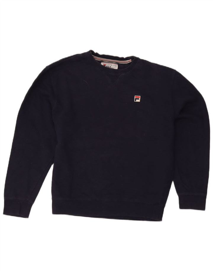Fila Sweatshirt til mænd Medium marineblå bomuld
