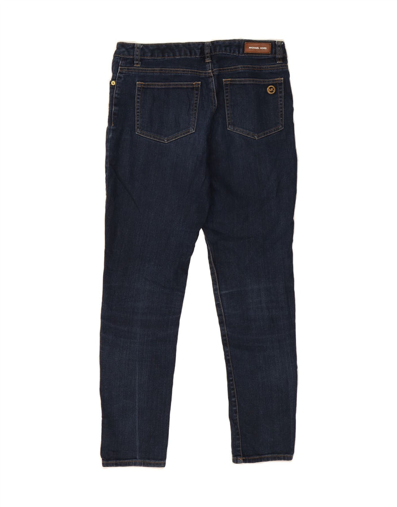 MICHAEL KORS Womens Slim Jeans US 6 Medium W32 L39 Navy Blue Cotton Vintage Michael Kors and Second-Hand Michael Kors from Messina Hembry 