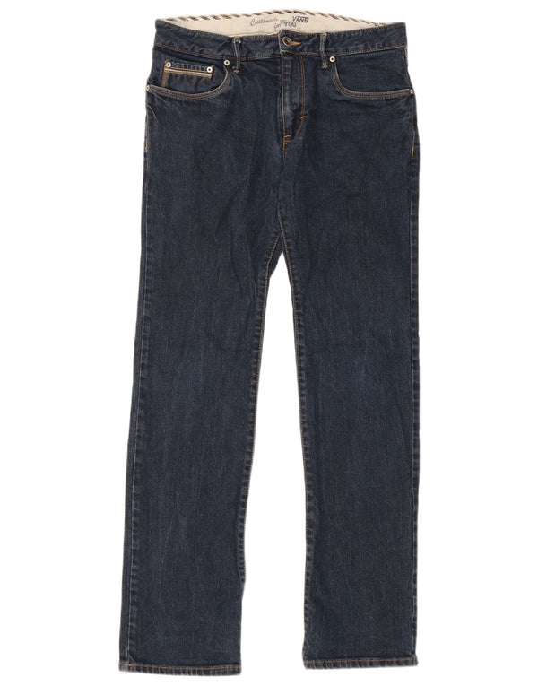Vans Straight Jeans til mænd W29 L30 Marineblå Bomuld