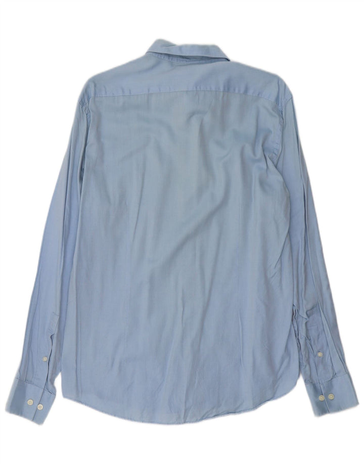 CALVIN KLEIN Herre Slim Fit Skjorte Str. 41 16 Large Blue