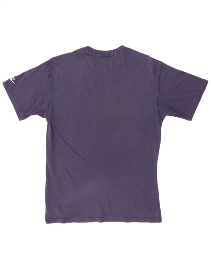 NIKE Mens Graphic T-Shirt Top Small Navy Blue Cotton