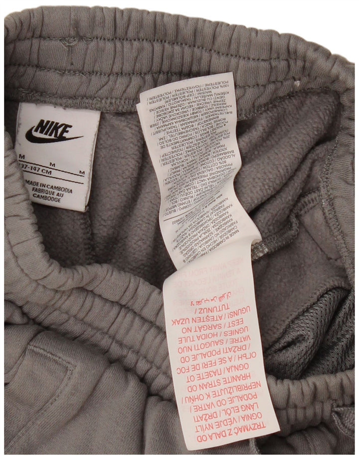 NIKE Sportsshorts til drenge 10-11 år Grå bomuld