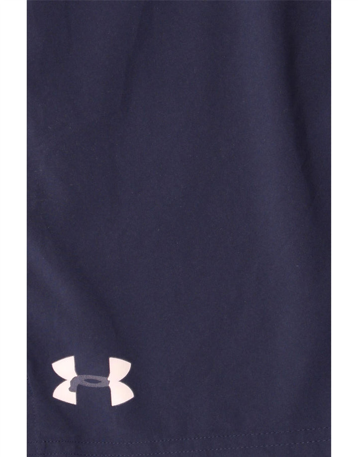 Under Armour Herre grafiske sportsshorts store marineblå polyester