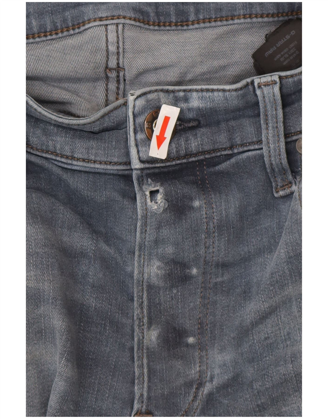G-Star Slim Jeans til mænd W34 L30 blå polyester