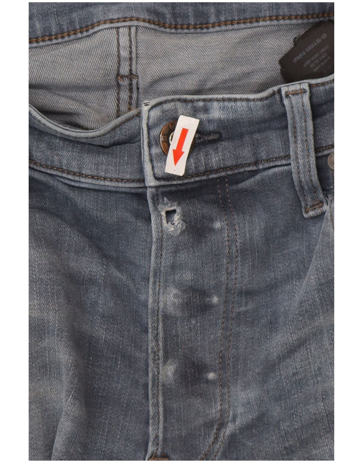 G-Star Slim Jeans til mænd W34 L30 blå polyester