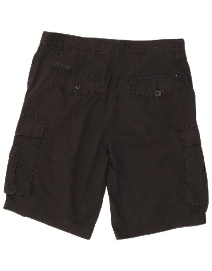Hurley Herre Cargo Shorts W32 Medium Sort Bomuld