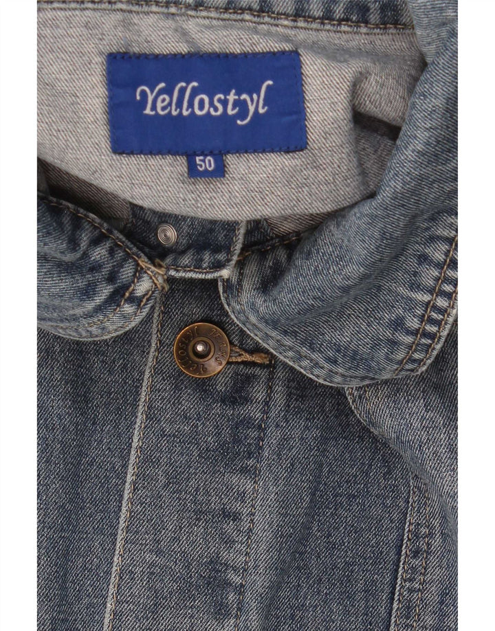 Vintage denimjakke til mænd IT 50 Large Blue