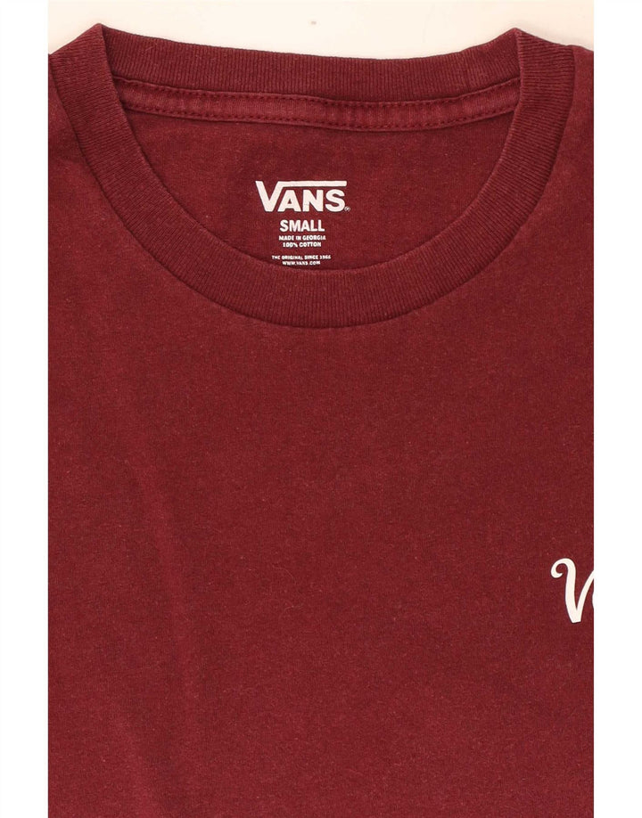 Vans Herre T-Shirt Top Lille Bourgogne Bomuld