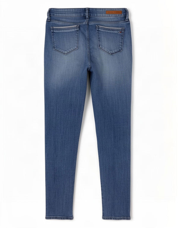 Tommy Hilfiger Dame Venedig RW Skinny Jeans W29 L32 Blå Bomuld