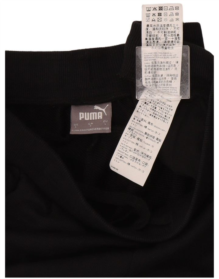Puma Herre grafiske sportsshorts store sorte bomuld