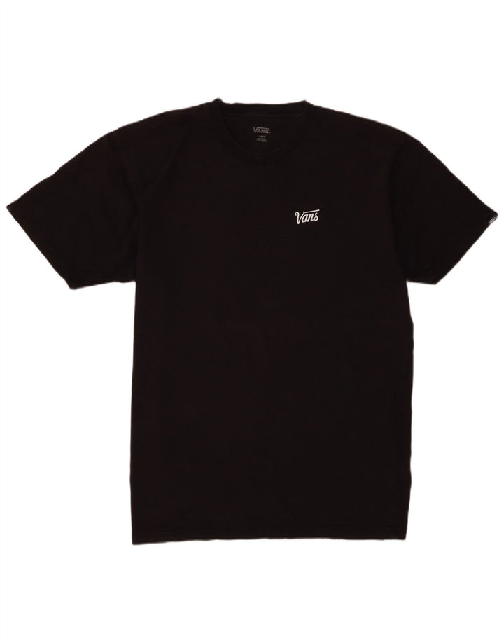 Vans Herre T-Shirt Top Stor Sort Bomuld