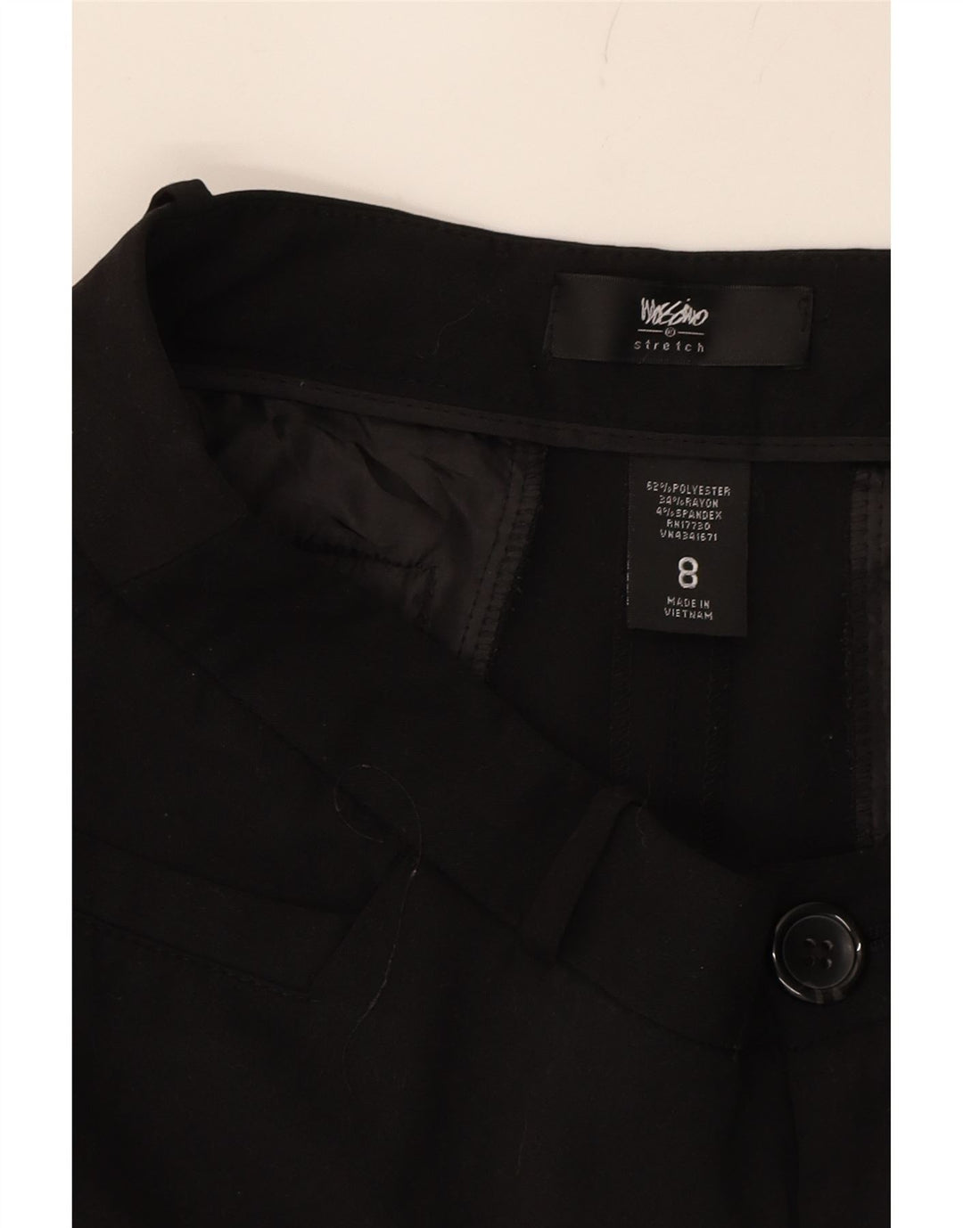 MOSSIMO Womens High Waist Casual Trousers US 8 Medium W32 L31 Black Vintage Mossimo and Second-Hand Mossimo from Messina Hembry 