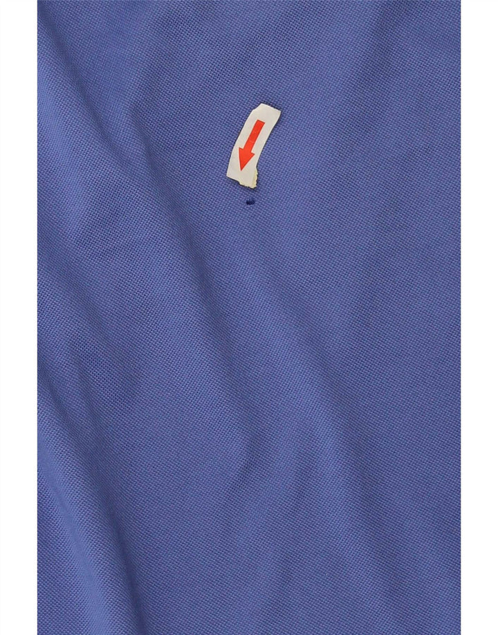 Nautica Poloskjorte til mænd mellemblå polyester
