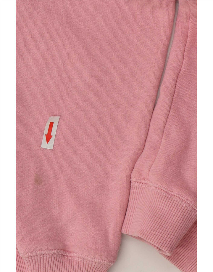 Jack Wills Dame Oversized Sweatshirt Jumper UK 8 Small Pink Bomuld