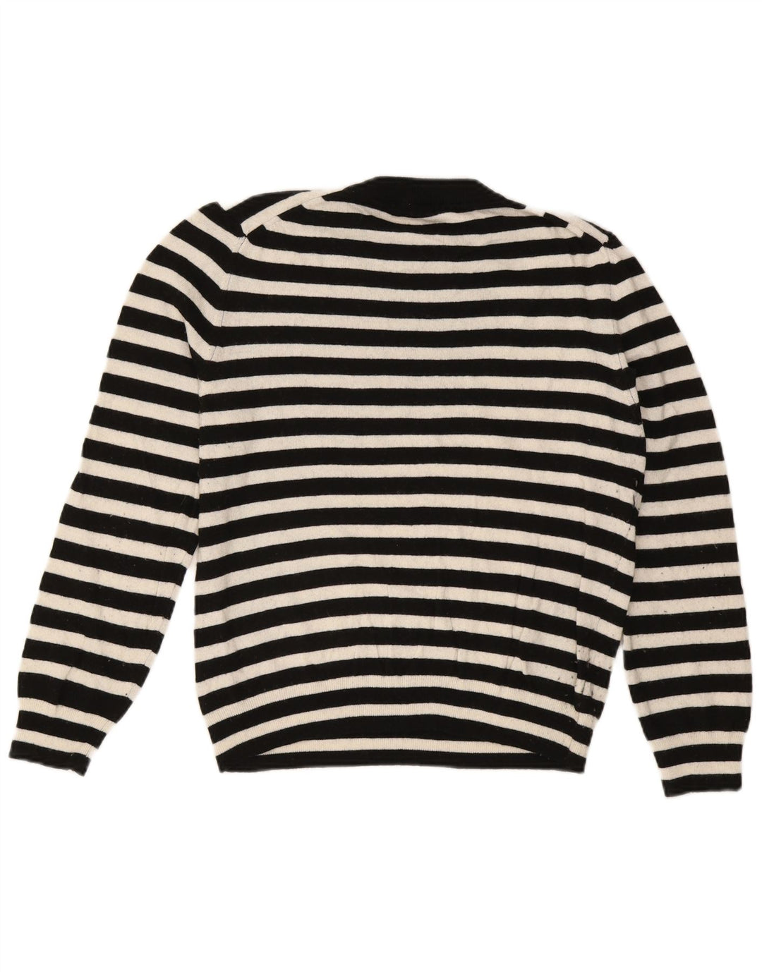 Zara dametrøjetrøje med rund hals DK 14 Medium sort stribet polyamid