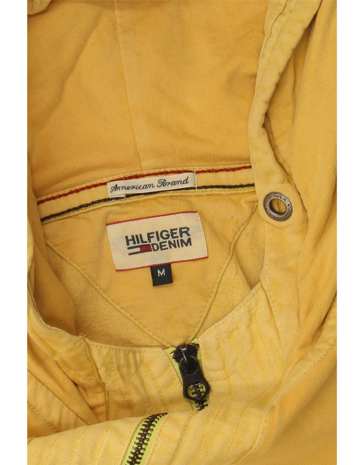 TOMMY HILFIGER Hættetrøje med lynlås til mænd mellem gul