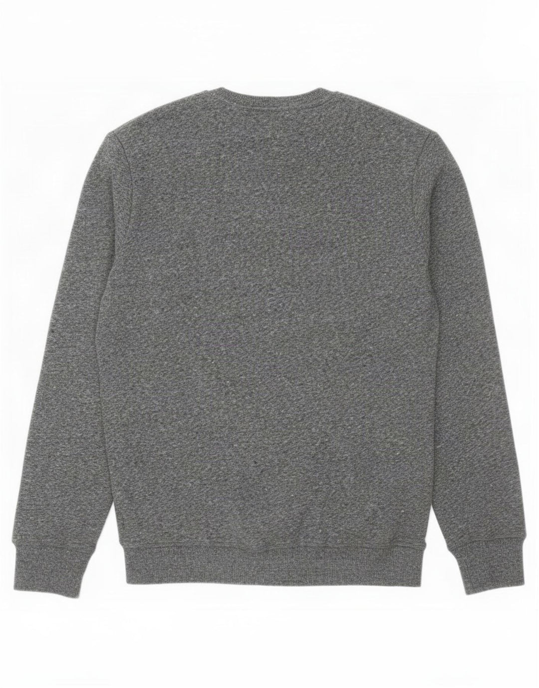 Superdry Sweatshirt-trøje til mænd, stor grå flækket bomuld