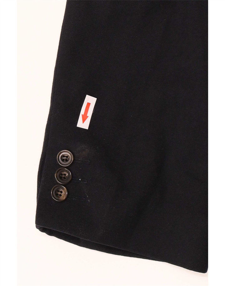 Marks & Spencer Herre Longline Blazer Jacket UK 46 XL Navy Blue