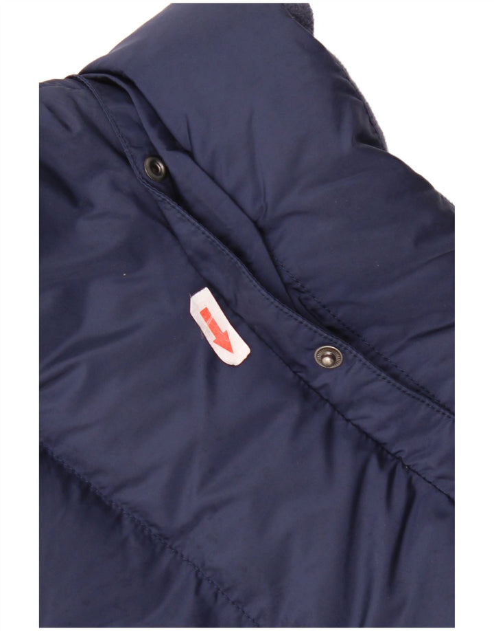 Tommy Hilfiger Herre polstret jakke UK 38 Medium Navy Blue Nylon