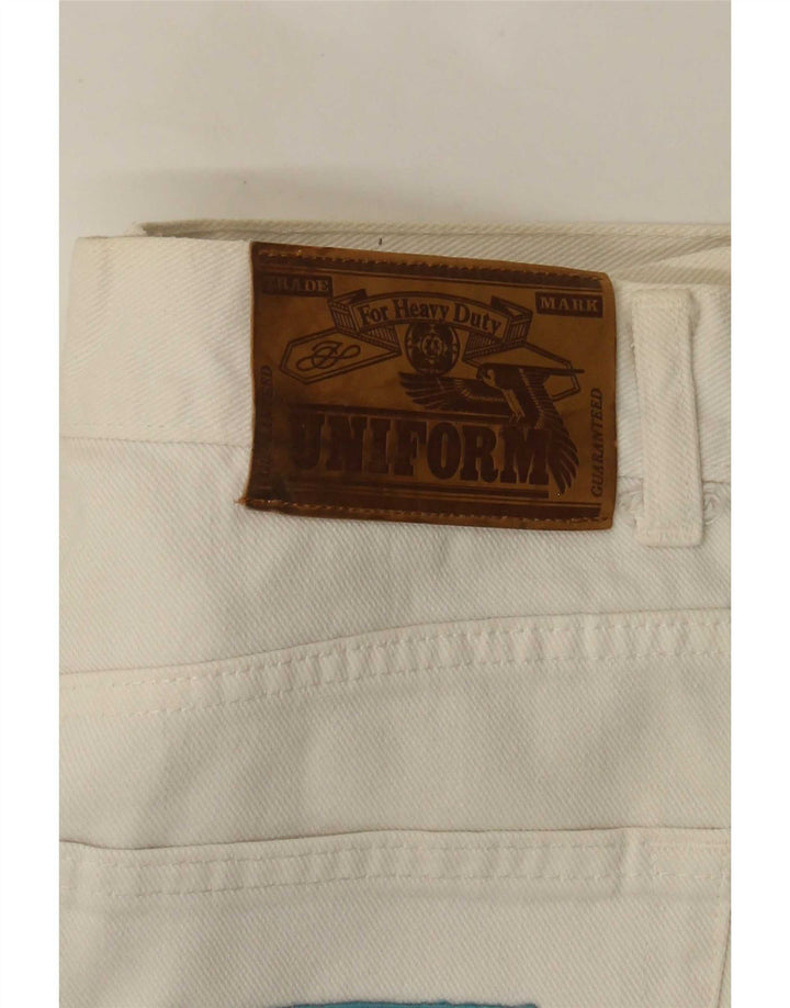 Uniform lige damejeans W28 L26 Hvid